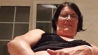 Granny touches herself