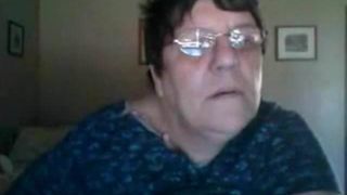 Fat Amateur Granny in the webcam R20